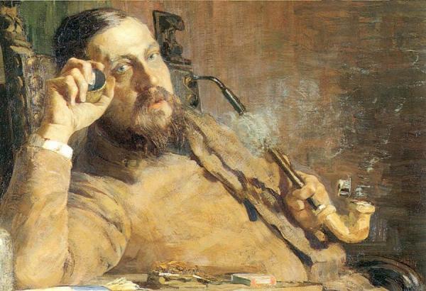 Vittore Grubicy by Giovanni Segantini