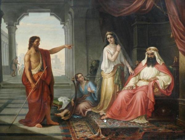 Predica Di Giovanni Battista Davanti A Erode (sermon Of John The Baptist Before Herod)) by Giulia Cheli Capella