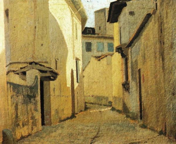 Giuseppe Abbati Country Road