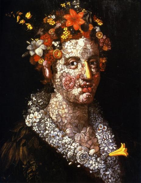 Floral Still Life by Giuseppe Arcimboldo