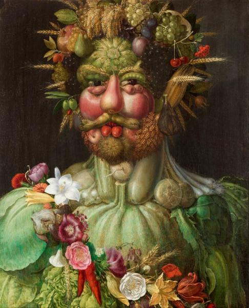 Rudolf Ii Of Habsburg As Vertumnus by Giuseppe Arcimboldo