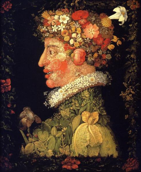 Spring by Giuseppe Arcimboldo