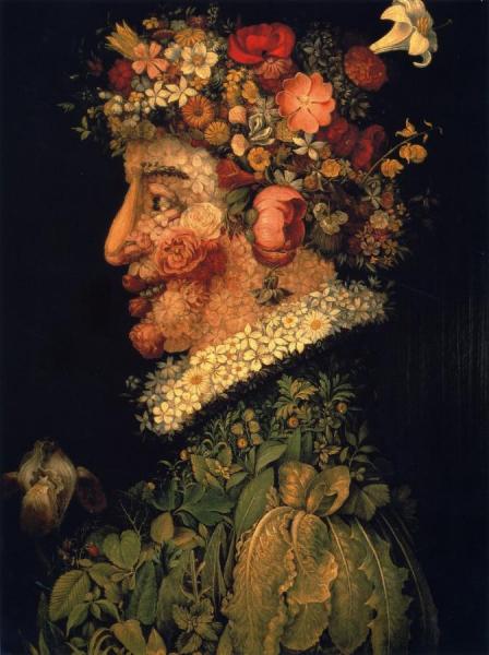 Spring by Giuseppe Arcimboldo Oil Painting Reproductions
