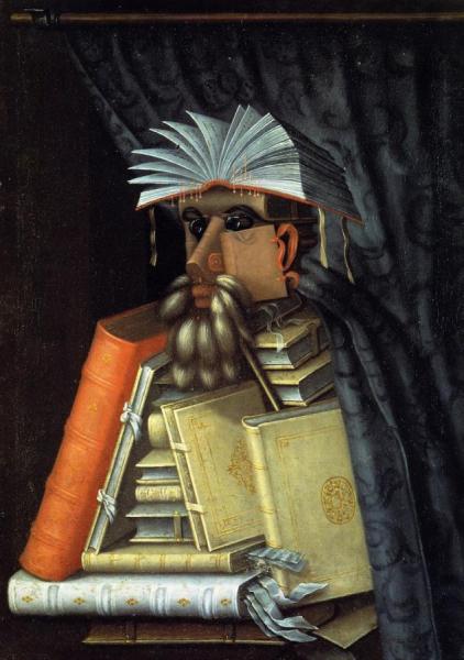 The Librarian by Giuseppe Arcimboldo