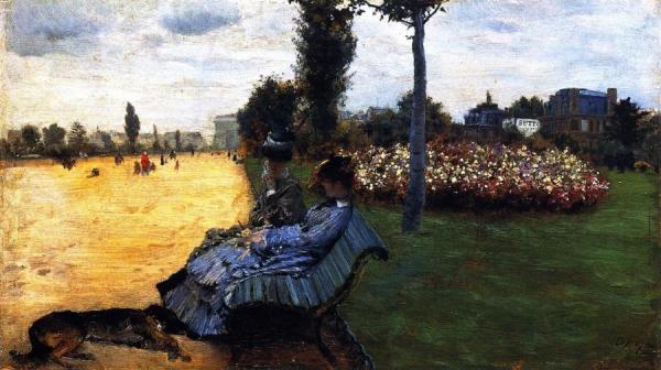 Giuseppe De Nittis Sulla Panchina Al Bois