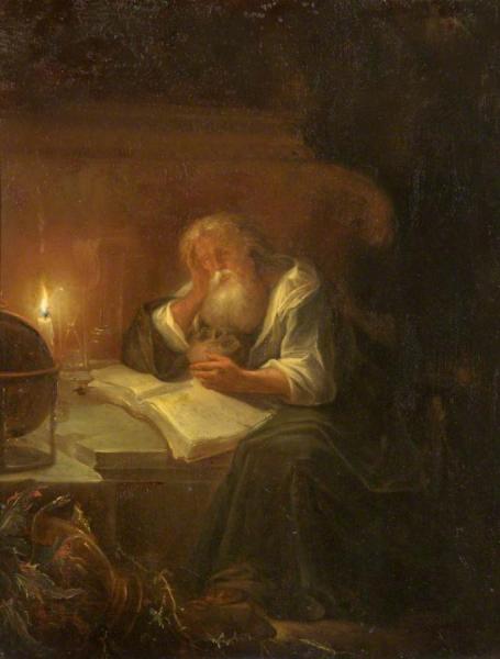 An Old Philosopher by Godfried Schalcken