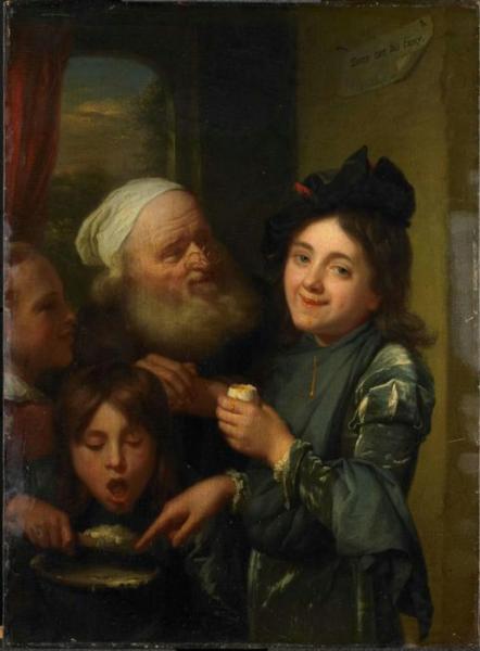 Each To His Own by Godfried Schalcken