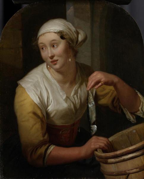 The Herring Seller by Godfried Schalcken