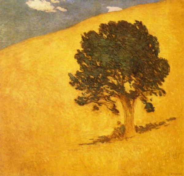 Summer Afternoon by Gottardo Piazzoni Oil Painting Reproductions