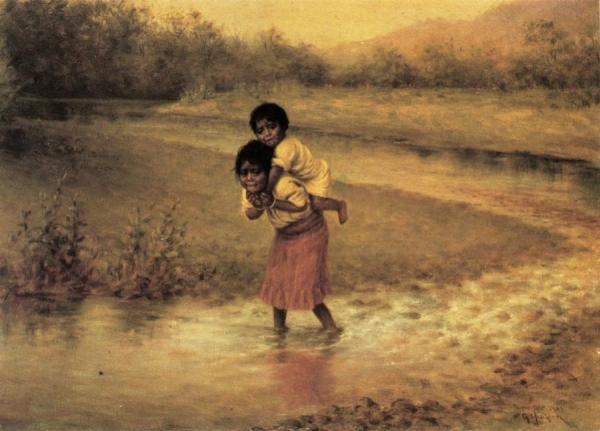 Eva And Greenie by Grace Carpenter Hudson