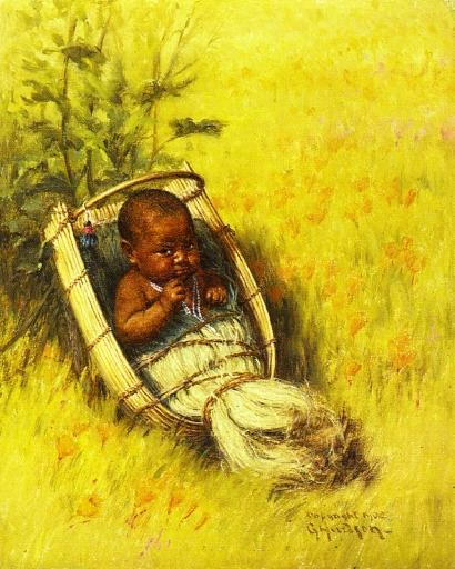 Indian Papoose Kawasi by Grace Carpenter Hudson