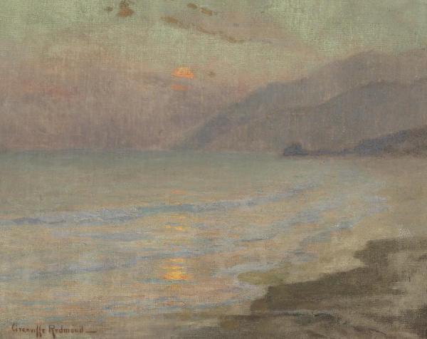 Granville Redmond A Coastal Sunset, Thought To Be Laguna Beach