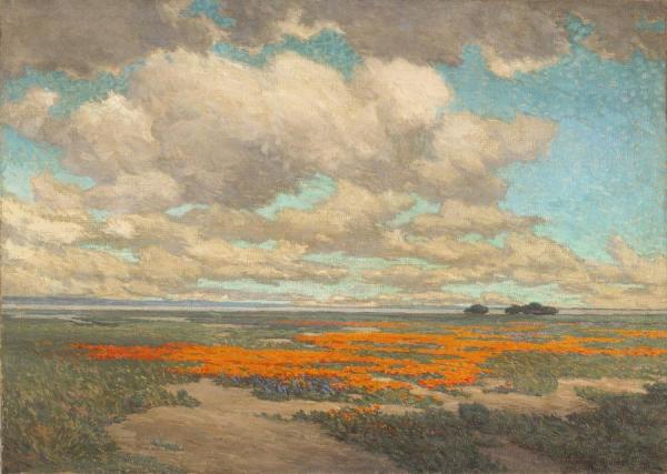 A Field Of California Poppies, 1911 by Granville Redmond