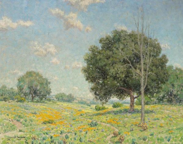 A Path Through The Poppies by Granville Redmond