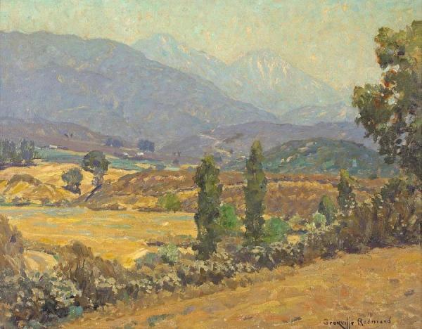 A View Of Mt. Baldy, 1927 by Granville Redmond
