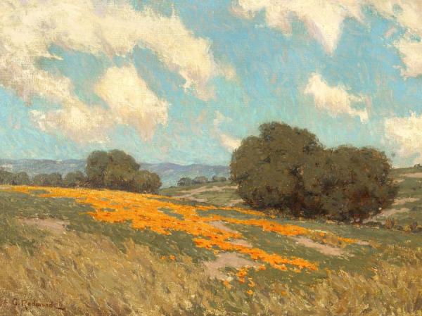 California Poppies by Granville Redmond