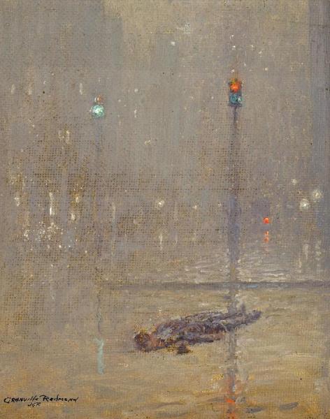Charlie Chaplin, A Movie Scene by Granville Redmond Oil Painting Reproductions