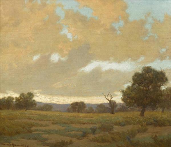 Clouds Gathering Above A Marin Landscape, 1908 by Granville Redmond Oil Painting Reproductions