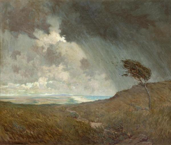 Coastal Storm, 1905 by Granville Redmond Oil Painting Reproductions