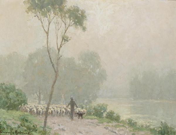 Granville Redmond Early Morning Mist, 1932