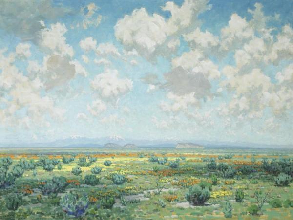 High Desert In Bloom by Granville Redmond Oil Painting Reproductions