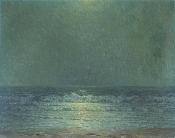 Last Light At Low Tide by Granville Redmond