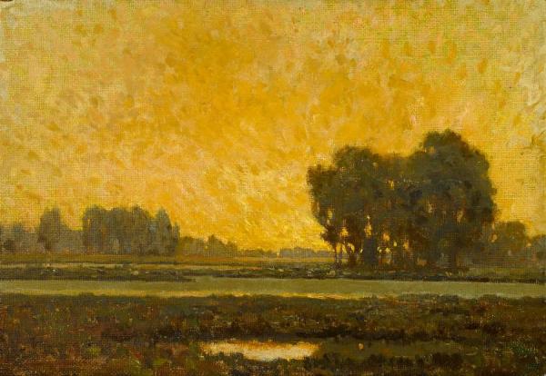 Oaks, Monterey County by Granville Redmond