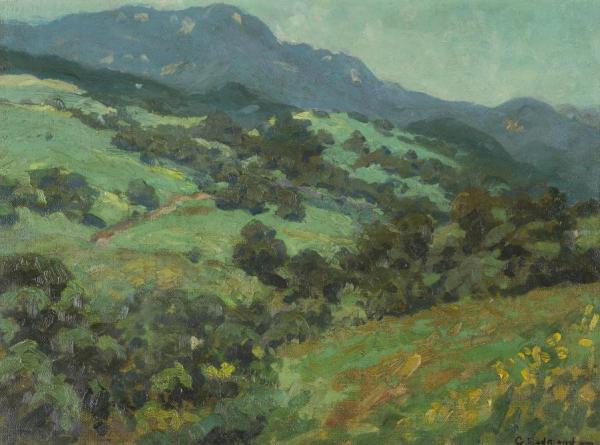 Rolling California Foothills by Granville Redmond