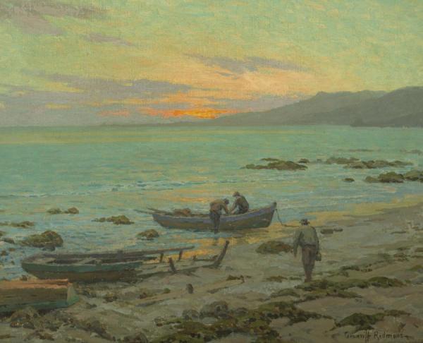 The Fishermen by Granville Redmond