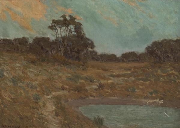 The Old Pond, 1912 by Granville Redmond