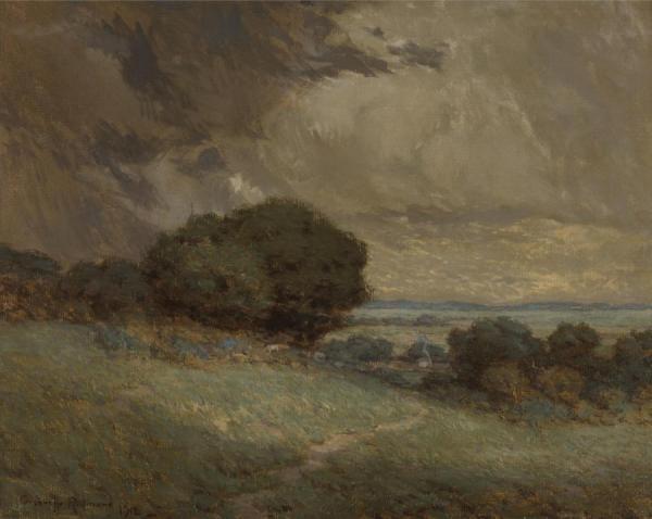 The Passing Storm, 1912 by Granville Redmond