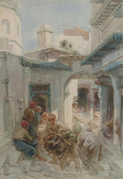 In The Casbah, Algiers by Guido Bach