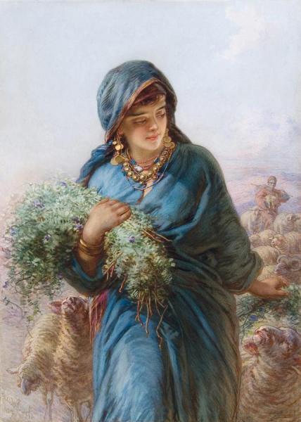 The Shepherdess by Guido Bach