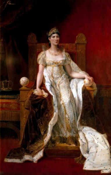 Portrait Of The Empress Josephine by Guillaume Guillon-lethiere