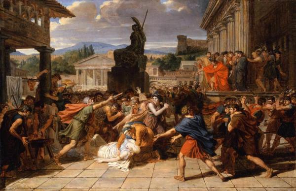 The Death Of Virginia by Guillaume Guillon-lethiere