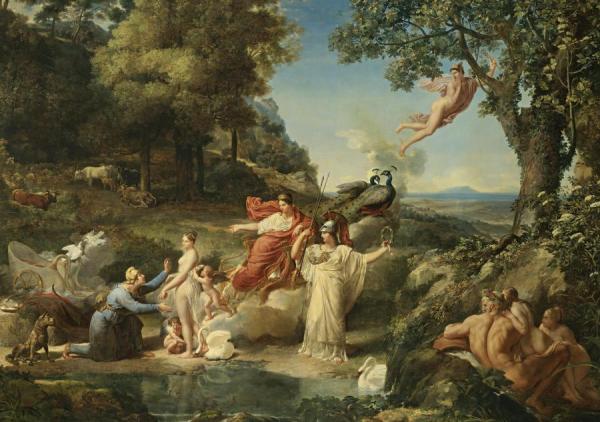 The Judgment Of Paris by Guillaume Guillon-lethiere