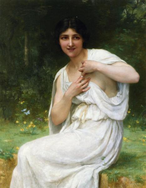 Preparing For The Bath by Guillaume Seignac