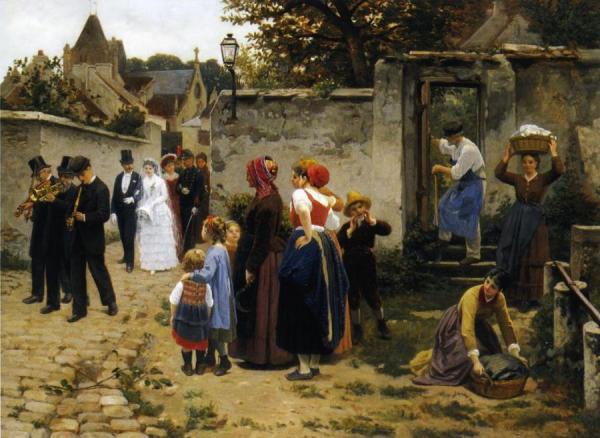 The Wedding Procession by Guillaume Seignac