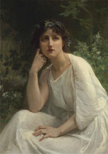 Guillaume Seignac Woman In White