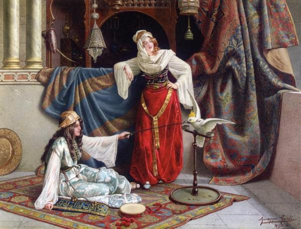 The Pet Parakeet by Guiseppe Guidi