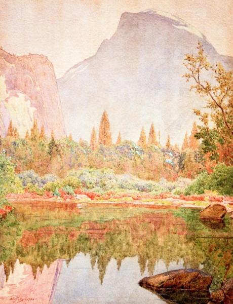 Half Dome, Yosemite by Gunnar Widforss