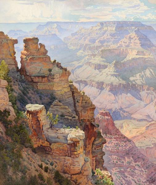 Yaki Point, Grand Canyon by Gunnar Widforss