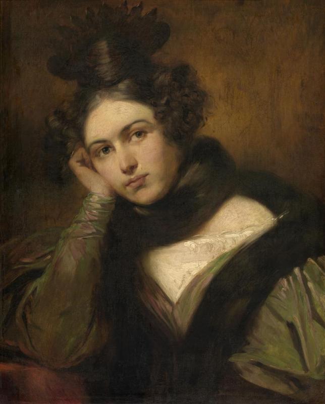 Gustaf Wappers Jeanne Bertrand, 1828