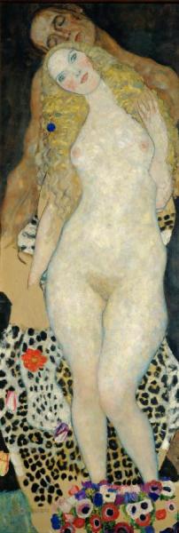 Adam And Eve, 1917-18 by Gustav Klimt