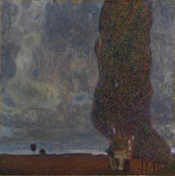 Approaching Thunderstorm (the Large Poplar Ii) by Gustav Klimt