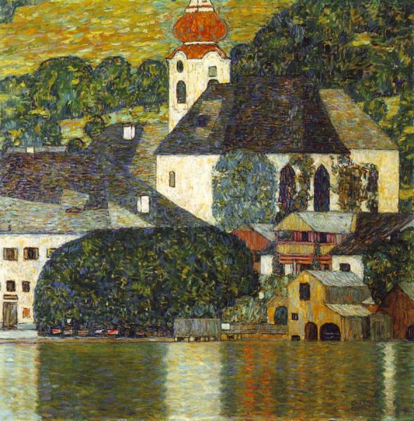 Church In Unterach On The Attersee by Gustav Klimt