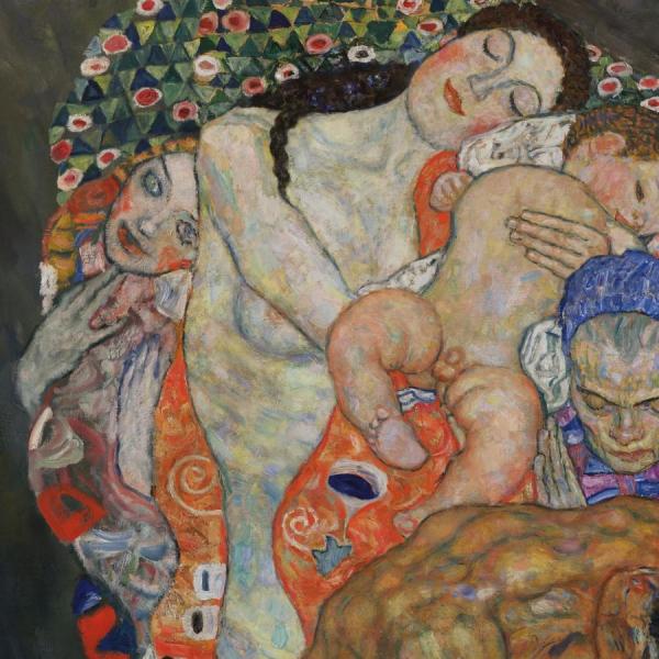 Detail Of Death And Life by Gustav Klimt
