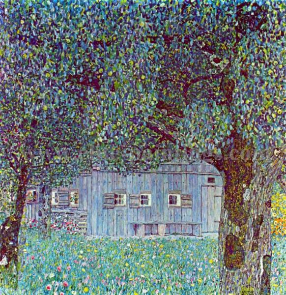 Farmhouse In Upper Austria by Gustav Klimt