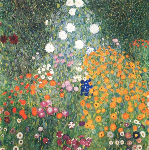 Flower Garden by Gustav Klimt