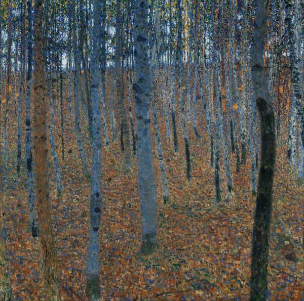Forest Of Beech Trees by Gustav Klimt